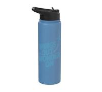 My First Plane Ride First Time Flying Adventure Airplane Kid Stainless Steel Insulated Water Bottle