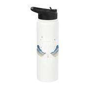 My First Plane Ride First Time Flying Adventure Airplane Kid Stainless Steel Insulated Water Bottle