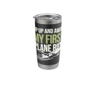 My First Plane Ride First Time Flying Adventure Stainless Steel Insulated Tumbler