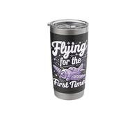 My First Plane Ride First Time Flying Adventure Stainless Steel Insulated Tumbler