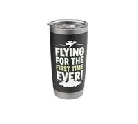 My First Plane Ride First Time Flying Adventure Stainless Steel Insulated Tumbler