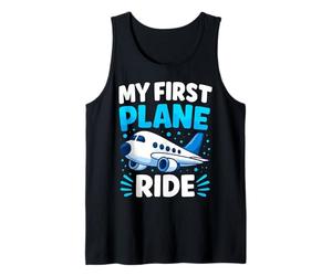 My First Plane Ride First Time Flying Airplane Boy Girl Kids Tank Top