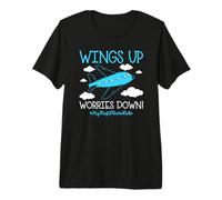 My First Plane Ride First Time Flying Airplane Premium T-Shirt