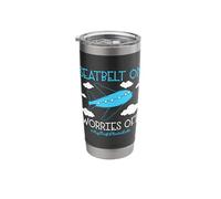 My First Plane Ride First Time Flying Airplane Stainless Steel Insulated Tumbler