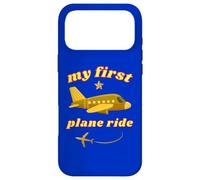 My First Plane Ride First Time Flying to Vacation Golden Jet Case for iPhone 17 Pro Max