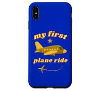 My First Plane Ride First Time Flying to Vacation Golden Jet Case for iPhone XS Max