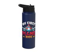 My First Plane Ride Kids First Plane Ride Stainless Steel Insulated Water Bottle