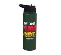 My First Plane Ride Kids First Plane Ride Stainless Steel Insulated Water Bottle