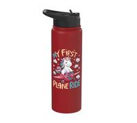 My First Plane Ride Stainless Steel Insulated Water Bottle