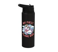 My First Plane Ride Stainless Steel Insulated Water Bottle