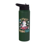My First Plane Ride Stainless Steel Insulated Water Bottle
