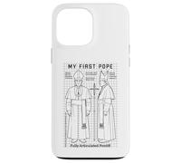 My First Pope Joke Action Figure Funny Holy Father Church Case for iPhone 13 Pro Max