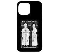 My First Pope Joke Action Figure Funny Holy Father Church Case for iPhone 13 Pro Max