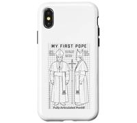 My First Pope Joke Action Figure Funny Holy Father Church Case for iPhone X/XS