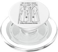 My First Pope Joke Action Figure Funny Holy Father Church PopSockets PopGrip for MagSafe