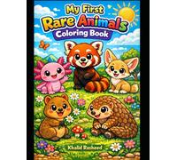 My First Rare Animals Coloring Book: 24 Cute and Fun Creatures for Kids Ages 4-6 - Educational, Engaging & Easy-to-Color Illustrations