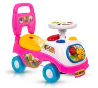 My First Ride On and Push Along Buggy Car - Learning Toy with Sounds and Accessories Hillington Baby Pink One Size