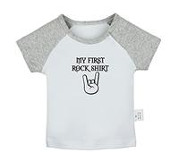My First Rock Shirt Funny T Shirt, Infant Baby T-Shirts, Newborn Tops, 0-24 Months Toddler Graphic Tees Shirts