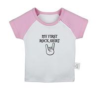 My First Rock Shirt Funny T Shirt, Infant Baby T-Shirts, Newborn Tops, 0-24 Months Toddler Graphic Tees Shirts