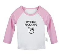 My First Rock Shirt Funny T Shirt, Infant Baby T-Shirts, Newborn Tops, 0-24 Months Toddler Graphic Tees Shirts