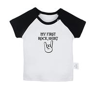 My First Rock Shirt Funny T Shirt, Infant Baby T-Shirts, Newborn Tops, 0-24 Months Toddler Graphic Tees Shirts