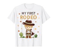 My First Rodeo Boy Western Cowboy Outfit 1st Birthday Party T-Shirt