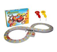 My First Scalextric Racing Track Sets for Kids Ages 3+ - Battery Powered Micro Race Car Set, Toy Cars Race Tracks for Boys. Incl. 1x Speed Track, 2x Racing Cars, 2x Controllers - Kids Toys Gifts