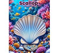 My First Scallop Coloring Book: Big & Simple Shell Art for Little Hands! (UNDER THE SEA COLORING BOOKS)