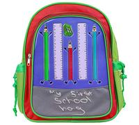 My First School Bag Red Green Blue Childrens Backpack Kids Lightweight Rucksack