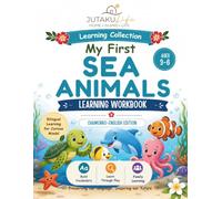 My First Sea Animals Learning Workbook: Chamorro Vocabulary, Coloring, Tracing, and Activities for Ages 3-6