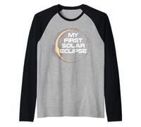 My First Solar Eclipse August 12 2026 Design Raglan Baseball Tee