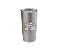 My First Solar Eclipse August 12 2026 Design Stainless Steel Insulated Tumbler