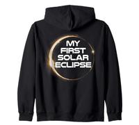 My First Solar Eclipse August 12 2026 Design Zip Hoodie