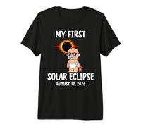 My First Solar Eclipse August 12 2026 Funny Baby Astronomy Premium T-Shirt