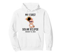 My First Solar Eclipse August 12 2026 Funny Baby Astronomy Pullover Hoodie