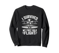 My First Solo Flight Student Pilot Aviation Training Sweatshirt