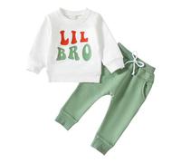 My First St. Patricks Day Newborn Baby Clothes Sets Lucky Green Shamrock Romper Long Sleeve Clover Trouser Hats Baby Saint Patrick's Day Outfit Irish Clothing Set for Photo Party Paddy's Day