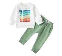 My First St. Patricks Day Newborn Baby Clothes Sets Lucky Green Shamrock Romper Long Sleeve Clover Trouser Hats Baby Saint Patrick's Day Outfit Irish Clothing Set for Photo Party Paddy's Day
