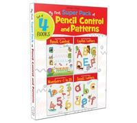 My First Super Pack of Pencil Control and Patterns: Pack of 4 interactive activity books to practice Patterns, Numbers and Alphabet