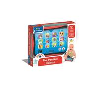 My First Talking Tablet - CLEMENTONI - Interactive Educational Toy - 12 Months - Touch Buttons - Letters, Numbers, Animals