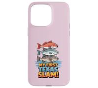 My First Texas Slam Fishing Shirt Funny Redfish Trout Tee Case for iPhone 15 Pro Max