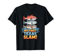 My First Texas Slam Fishing Shirt Funny Redfish Trout Tee T-Shirt
