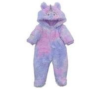 My First Tiny Treasures Unicorn Snuggles Outfit, Dolls Clothes, 36cm Dolls | Soft Unicorn Baby Doll Clothes, Hooded All-in-One, Doll Accessories for Pretend Play