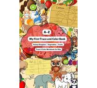 My First Trace and Color Book: Trace & Color Workbook for Kids