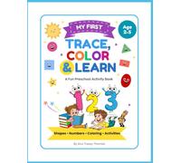 My First Trace, Color & Learn: A Fun Preschool Activity Book