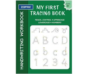 My First Tracing Book for Kids Ages 3-5: First Learn to Write Dotted Handwriting Workbook, Pencil Control, Letter Formation, A-Z Uppercase and Lowercase Letters, Number Formation, 0-20 Numbers