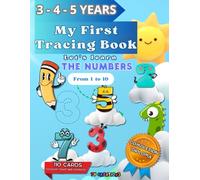 My First Tracing Book - Let's Know the Numbers from 1 to 10 - edizione inglese - per bambini dai 3 ai 5 anni: 110 schede da tracciare, colorare e ... a conoscere i numeri prima di andare a scuola