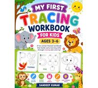 My First Tracing Workbook for Kids Ages 3-6: Learn Letters, Numbers, Handwriting, Phonics & Vocabulary with Fun Tracing Activities for Preschool, Kindergarten & Toddlers