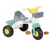 "Dolu My First Trike White and Green -Kids bike Ideal for Children Ages 24 Months and Up, Children Ride on toy, Front and Rear Baskets, Easy Assembly, Horn Included"