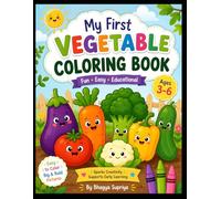 My First Vegetable Coloring Book for Kids
